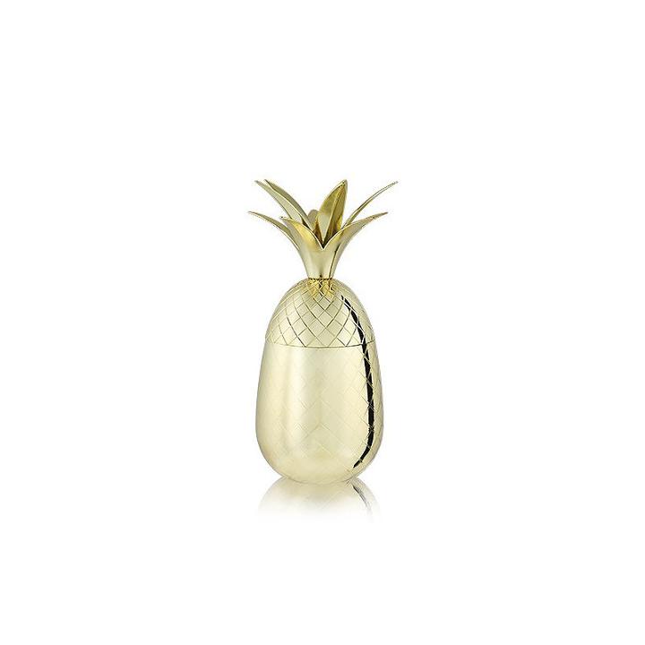 Belmont: 16 Oz. Gold Pineapple Tumbler (viski)