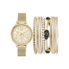Fashion Watches Gold-tone Womens Watch Boxed Set