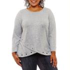 Lark Lane Icing On The Cake Foil Print Tunic- Plus