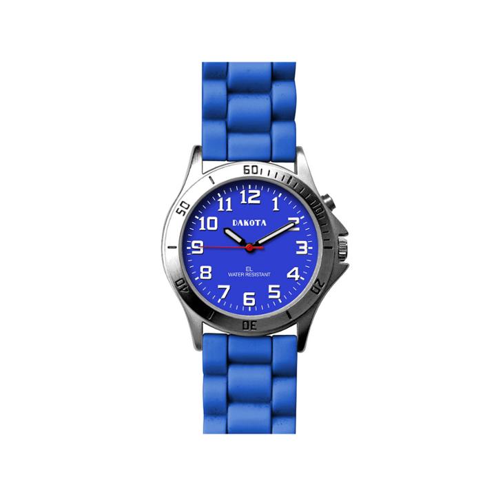 Dakota Women's Silicone Color El Strap Watch, Blue