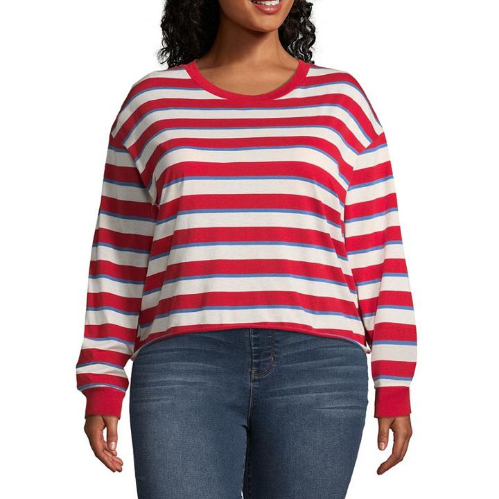 Stripe Tee - Juniors Plus