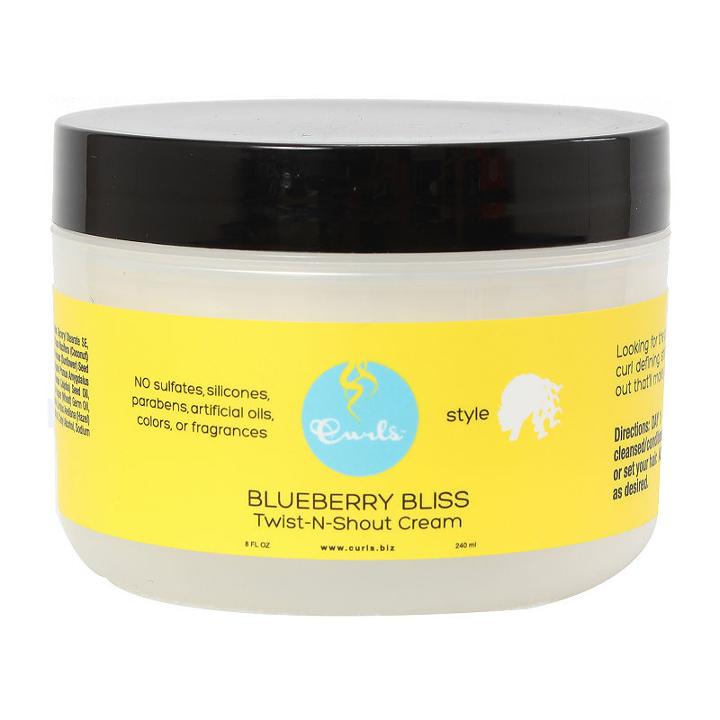 Curls Blueberry Bliss Twist N Shout Cream Hair Cream-8 Oz.