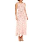 R & K Originals Sleeveless Floral Maxi Dress-petites