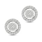 1/10 Ct. T.w. White Diamond Sterling Silver 5.3mm Stud Earrings