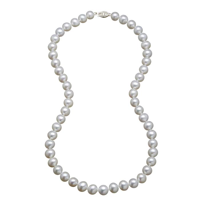 Certified Sofia&trade; 8-8.5mm Cultured Freshwater Pearl 18 Strand Necklace