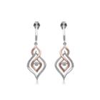Love In Motion&trade; 1/3 Ct. Tw. Diamond 10k Two-tone Gold Teardrop Drop Earrings
