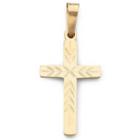 14k Yellow Gold Cross Pendant