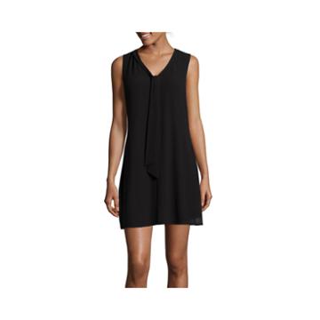 Heart & Soul Sleeveless Bow A-line Dress- Juniors