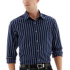 Claiborne Long-sleeve Blue Woven Shirt