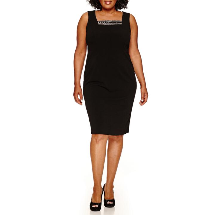 Maya Brooke Jacket Dress-plus