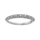 1/6 Ct. T.w. Certified Diamond 14k White Gold Wedding Band