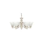 Filament Design 6-light Mahogany Bronze Chandelier