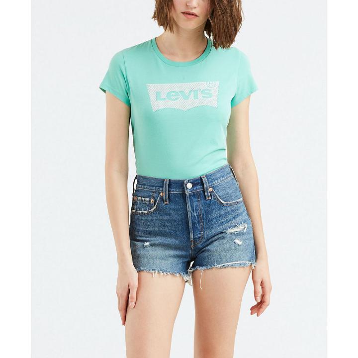 Levi's Levi's Slim Crew Neck Tee Short Sleeve Crew Neck T-shirt-womens