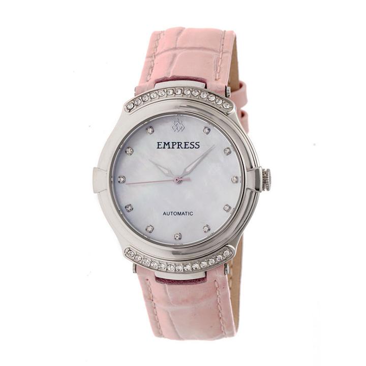 Empress Unisex Pink Strap Watch-empem2202