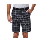 Haggar Cool 18 Classic-fit Flat-front Patterned Shorts