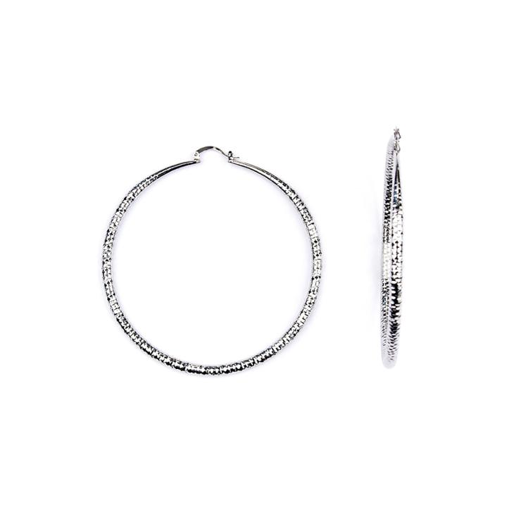 Arizona Catch Pin Hoop Round Earring