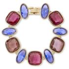 Monet Tonal Purple Stone Bracelet