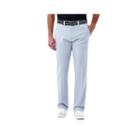 Haggar Straight-fit Stretch Belted Pants