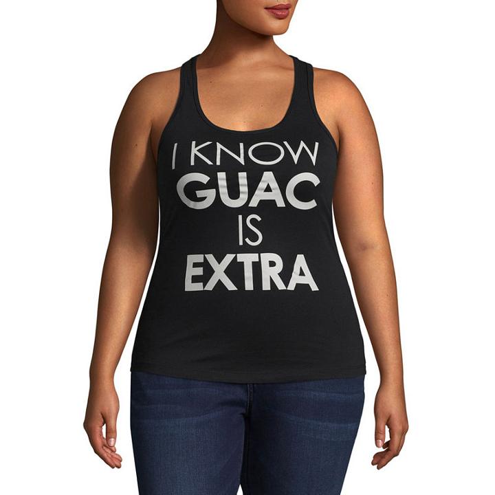 Guac Is Extra Tank - Juniors Plu