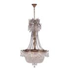 Winchester Collection 10 Light Antique Bronze Finish And Clear Crystal Chandelier