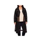Ashley Nell Tipton For Boutique+ Moto Jacket With Chiffon - Plus