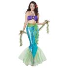 Buyseasons Mythic Mermaid 5-pc. Dress Up Costume Womens