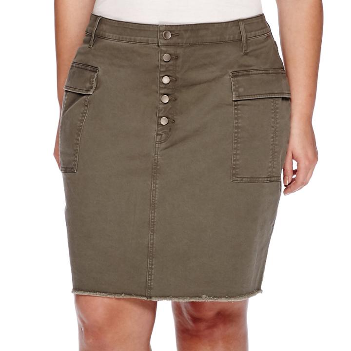 A.n.a Military Mini Skirt - Plus