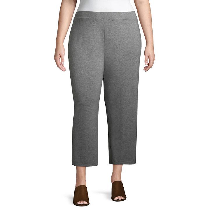 Liz Claiborne Studio Cropped Pant - Plus
