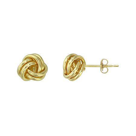 14k Gold Love Knot Earrings