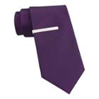 Van Heusen Solid Slim Tie W/tie Bar