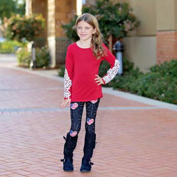 Mayah Kay Fashion Patriotic Leggings