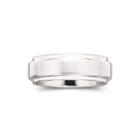 Personalized Mens 8mm Comfort Fit Tungsten Carbide Wedding Band