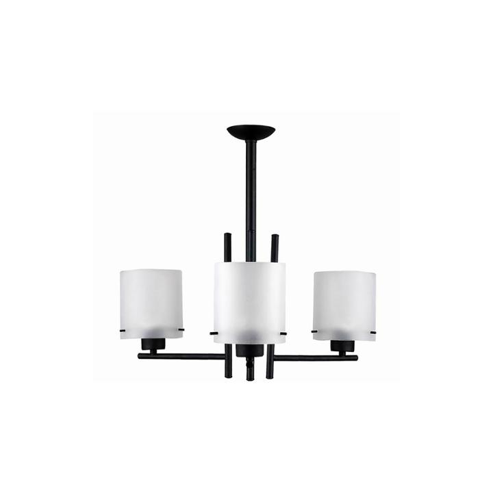 Dexter 3-light Black Chandelier