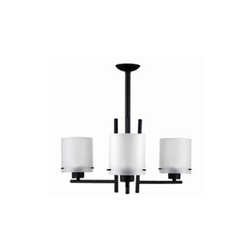 Dexter 3-light Black Chandelier