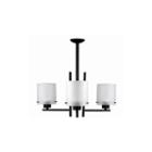 Dexter 3-light Black Chandelier