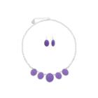 Liz Claiborne Womens 2-pc. Purple Jewelry Set