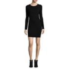 By & By Long Sleeve Embellished Bodycon Dress-juniors