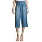 Belle+sky&trade; Denim Wide-leg Cropped Pants