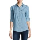 Arizona Long-sleeve Denim Shirt - Juniors