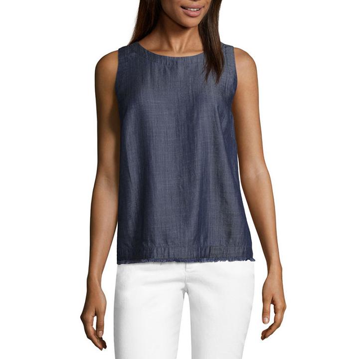 Liz Claiborne Fringe Hem Shells