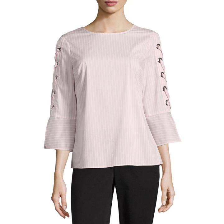 Wt Lace Up Slv Shirt