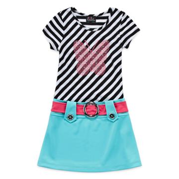 Lilt Short Sleeve Dress Set - Preschool