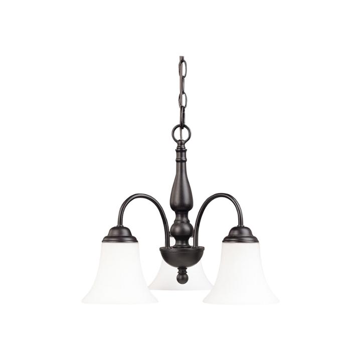 Filament Design 3-light Dark Chocolate Bronze Chandelier
