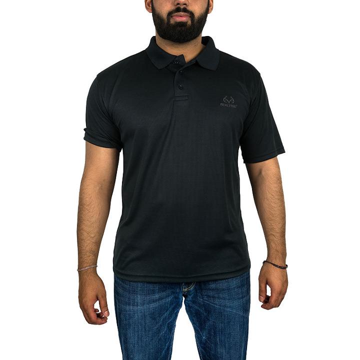 Realtree Short Sleeve Knit Polo Shirt