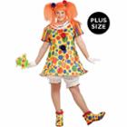 Giggles The Clown Adult Plus Costume - Plus (18-22)