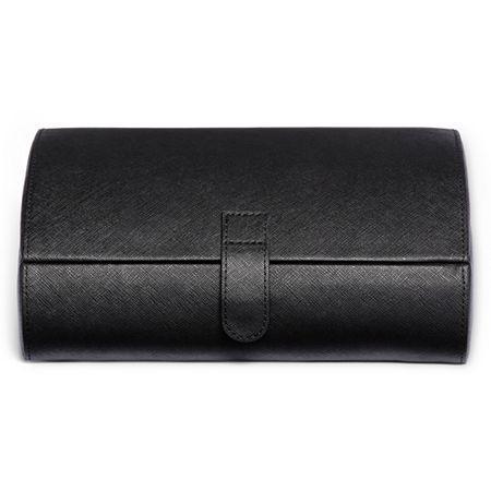 Mele & Co. Mens Black Faux Leather Watch Box