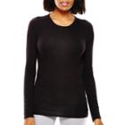Liz Claiborne Long-sleeve Crewneck Layering Tee