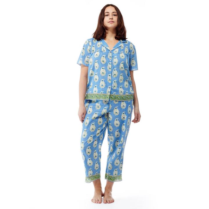 La Cera Plus-size Short Sleeve Printed Pjs - Plus