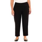 Alfred Dunner Jungle Habitat Woven Flat Front Pants-plus