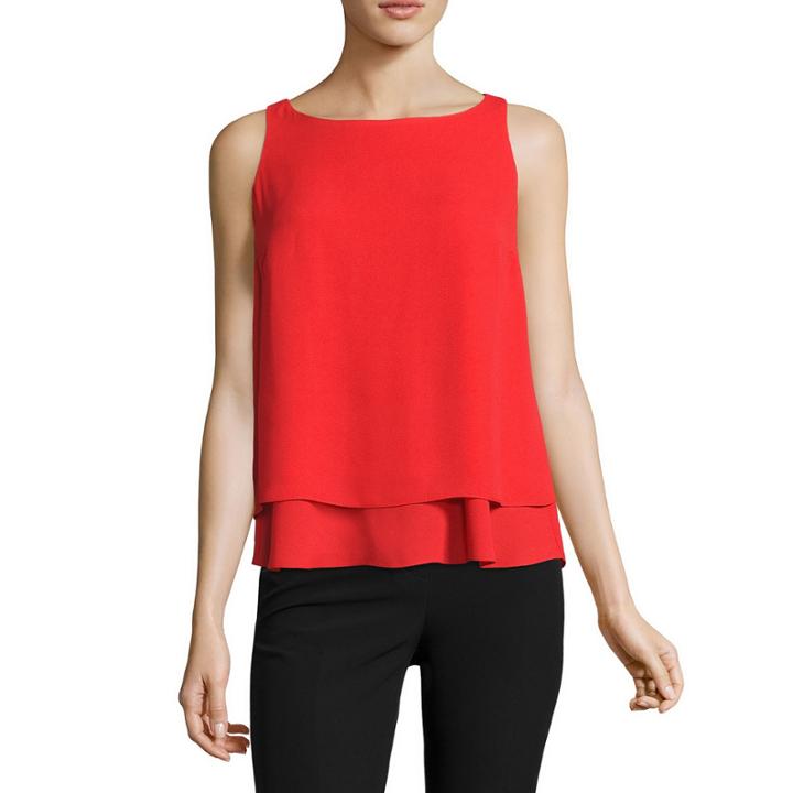 Worthington Double Layer Tank Top